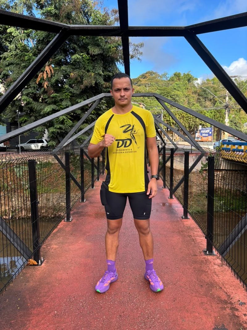 Lucas Pacheco, auxiliar de treinamento da DD em Teófilo Otoni